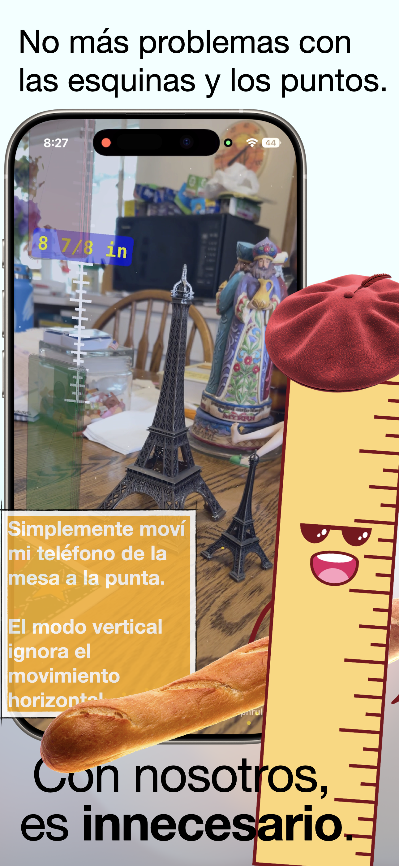Midiendo una pequeña torre