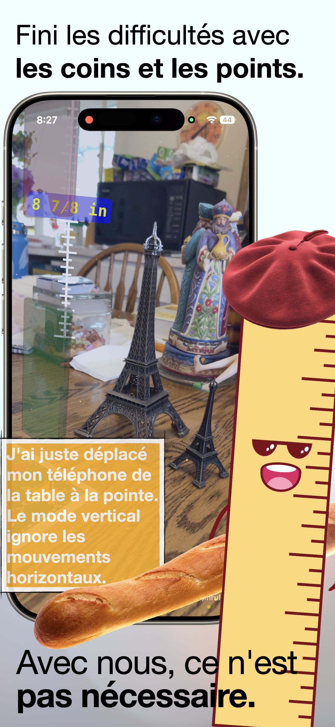 Mesure d'une petite tour